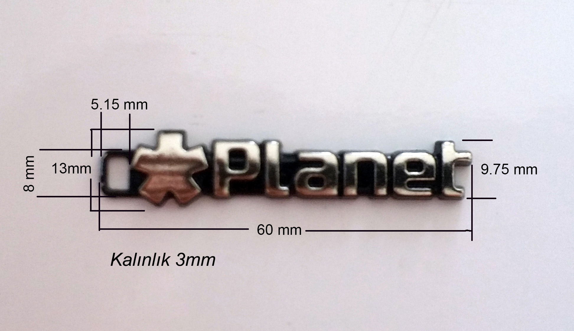 METAL DÖKÜM ZAMAK ETİKET(ENJEKSİYON) 